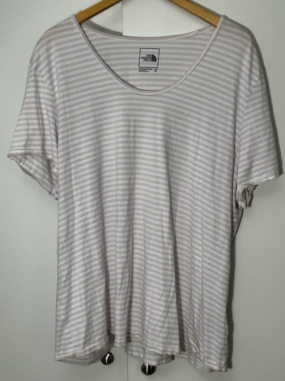 The North Face Lilac Striped Short Sleeve Shirt